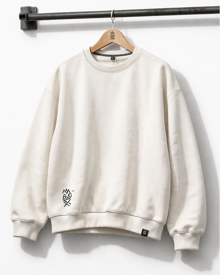 BRUSA DE FRIO CREW OFF-WHITE (MOLETOM)